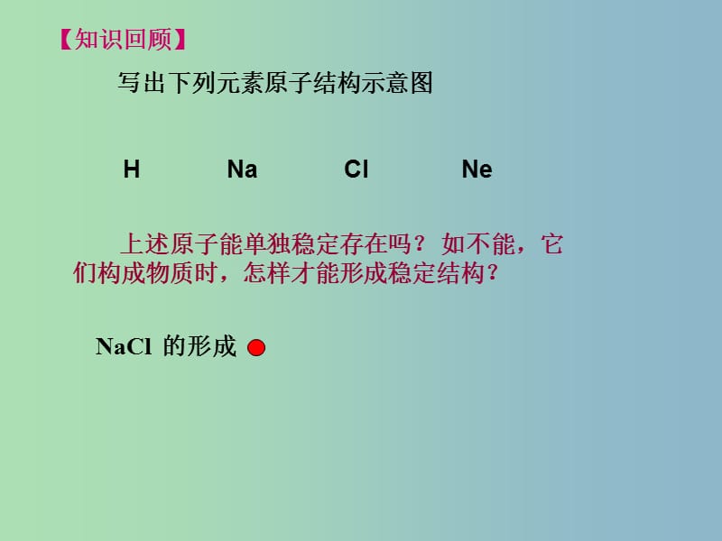 高中化学 第1章 第3节 化学键1课件 新人教版必修2.ppt_第1页