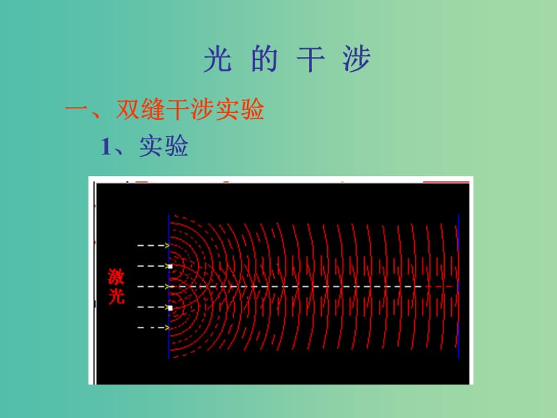 高中物理 13.4实验 用双缝干涉测量光的波长课件 新人教版选修3-4.ppt_第2页