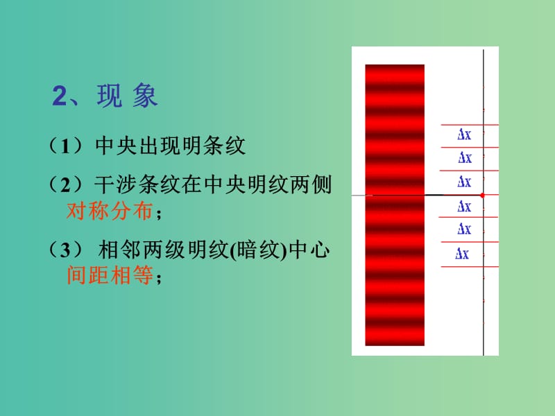 高中物理 13.4实验 用双缝干涉测量光的波长课件 新人教版选修3-4.ppt_第3页