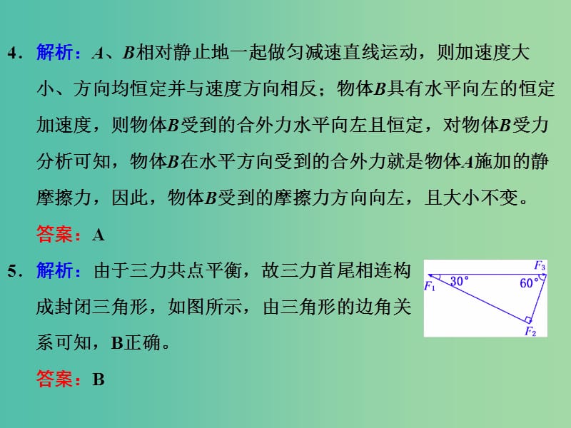 高考物理第一轮复习 第二章 高频考点真题验收全通关课件 .ppt_第3页