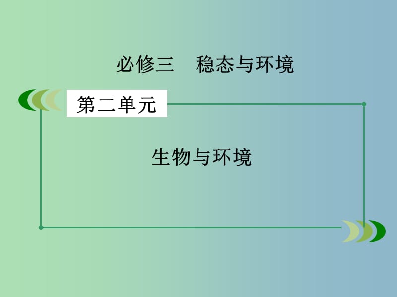 高三生物一轮复习 第2单元 第4讲 生态系统的信息传递和稳定性课件.ppt_第2页