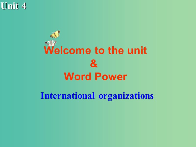 高中英语 Unit4 Helping people around the world Welcome to the unit Word power课件 牛津译林版选修6.ppt_第2页