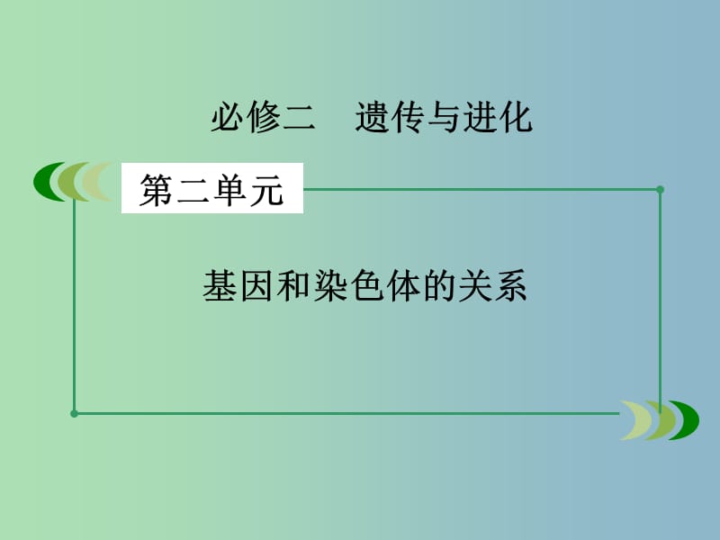 高三生物一轮复习 第2单元 第2讲 基因在染色体上与伴性遗传课件.ppt_第2页