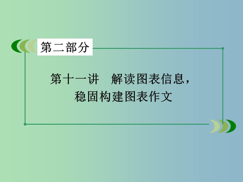 高三英语一轮复习 第11讲 解读图表信息稳固构建图表作文课件 新人教版.ppt_第3页