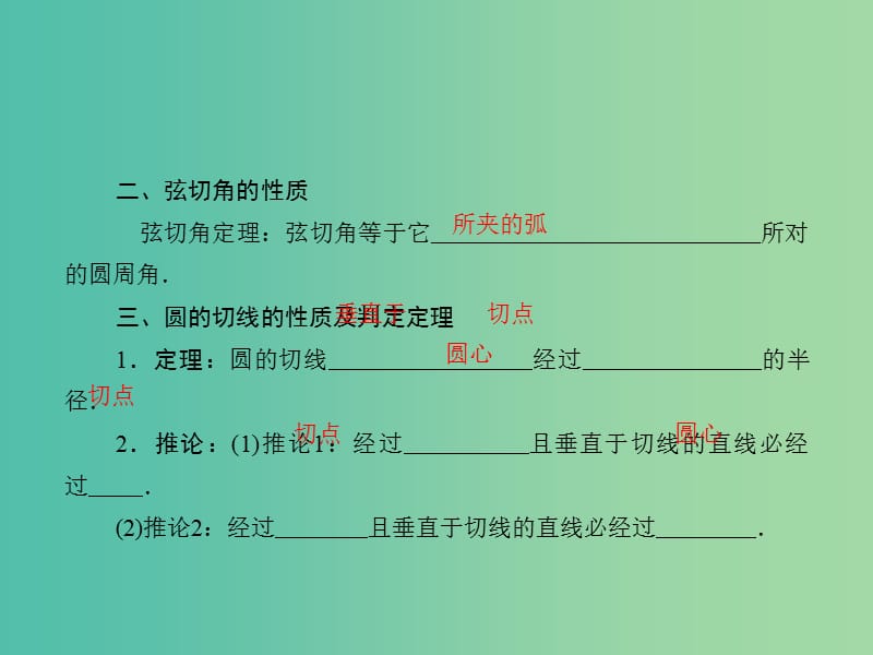 高考数学一轮复习 直线与圆的位置关系课件 文.ppt_第3页