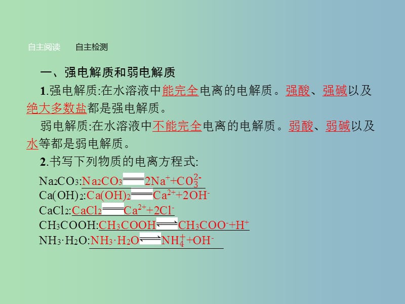 高中化学 专题2 从海水中获得的化学物质 第二单元 钠、镁及其化合物（第3课时）离子反应课件 苏教版必修1.ppt_第3页