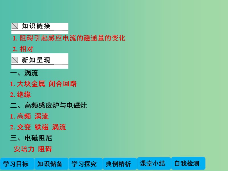 高中物理 1.7 涡流课件 教科版选修3-2 .ppt_第3页