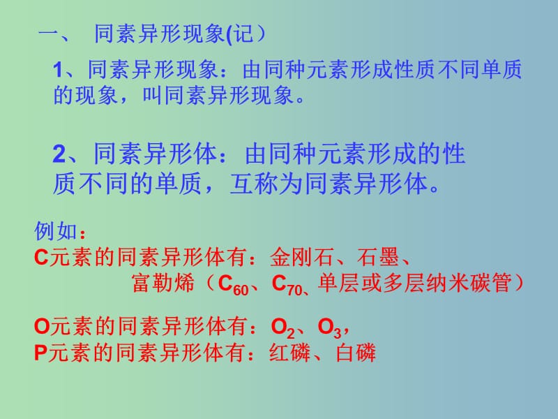 高中化学 1.3从微观结构看物质的多样性同素异形现象 同分异构现象课件苏教版必修2.ppt_第3页