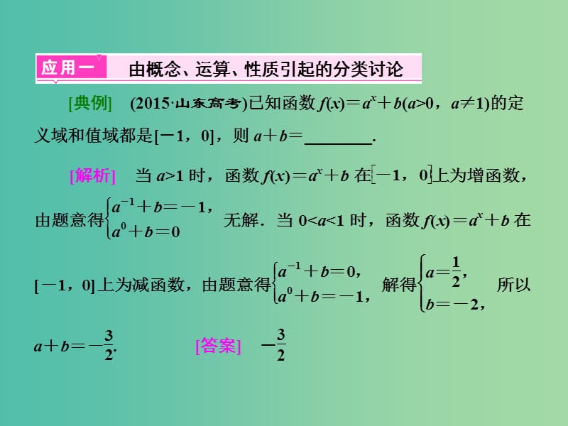 高三数学二轮复习 第二部分 考前30天 策略（二）三 分类讨论思想课件(理).ppt_第2页