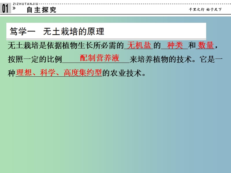 高中化学专题五为现代农业技术添翼5.3无土栽培技术课件苏教版.ppt_第2页