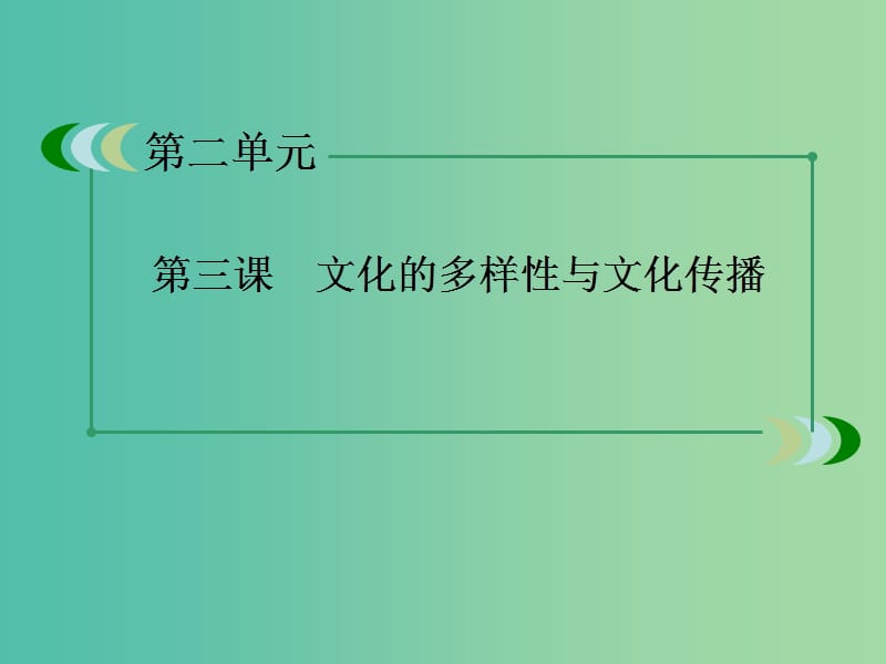 高中政治 第3课《文化的多样性与文化传播》课件 新人教版必修3.ppt_第3页