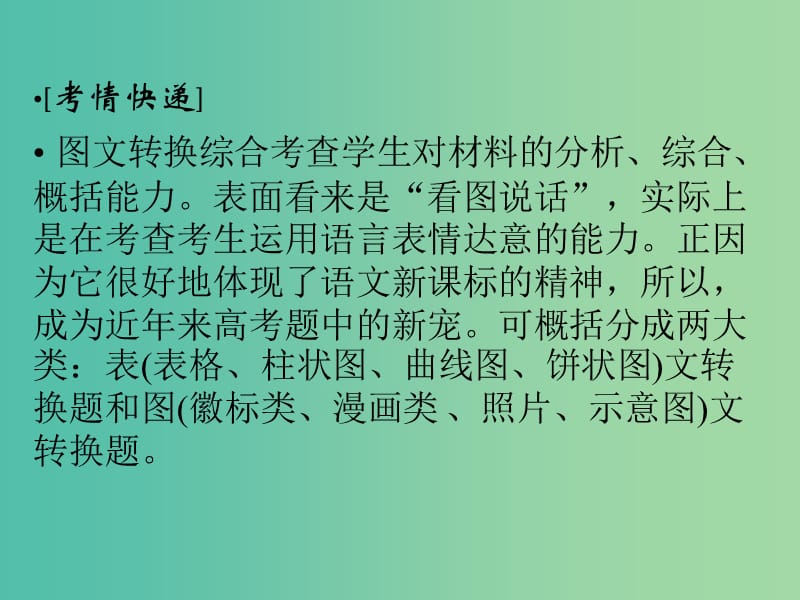 高考语文二轮复习 画里寻话—图文转换要领指导知识点课件.ppt_第2页