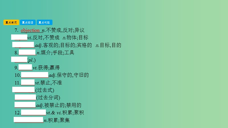 高考英语一轮总复习 第一部分 教材知识梳理 Unit 2 Cloning课件 新人教版选修8.ppt_第3页