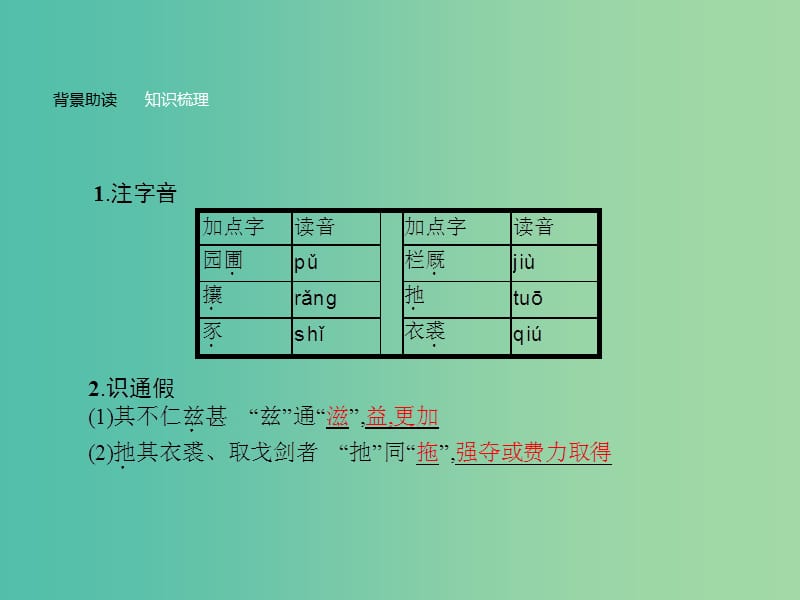 高中语文 第六单元《墨子》选读 2 非攻课件 新人教版选修《先秦诸子选读》.ppt_第3页