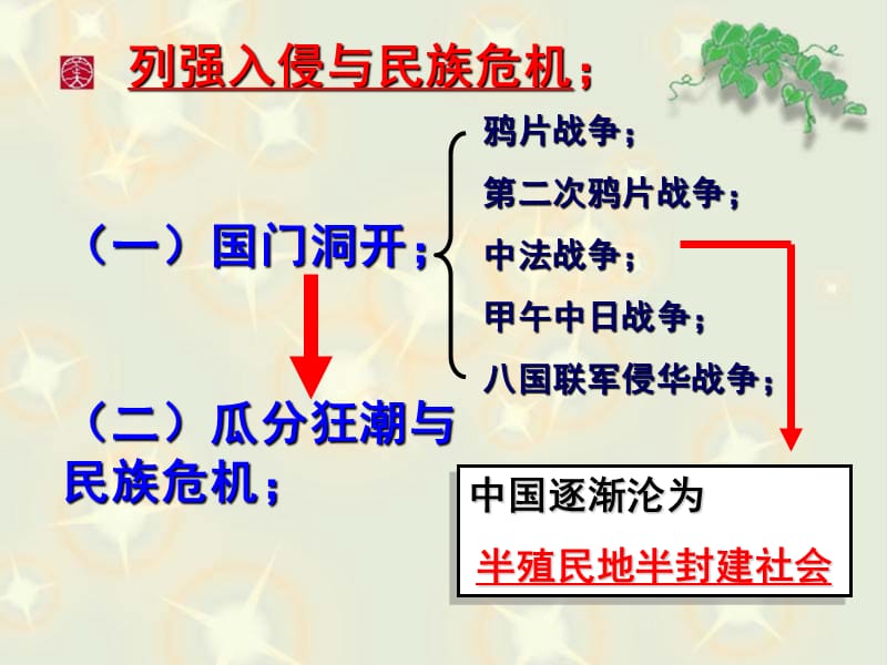 高中历史 2.1《列强入侵与民族危机》课件2 人民版必修1.ppt_第2页