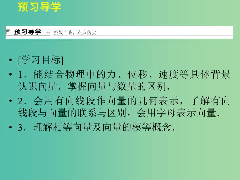 高中数学 4.1什么是向量课件 湘教版必修2.ppt_第2页