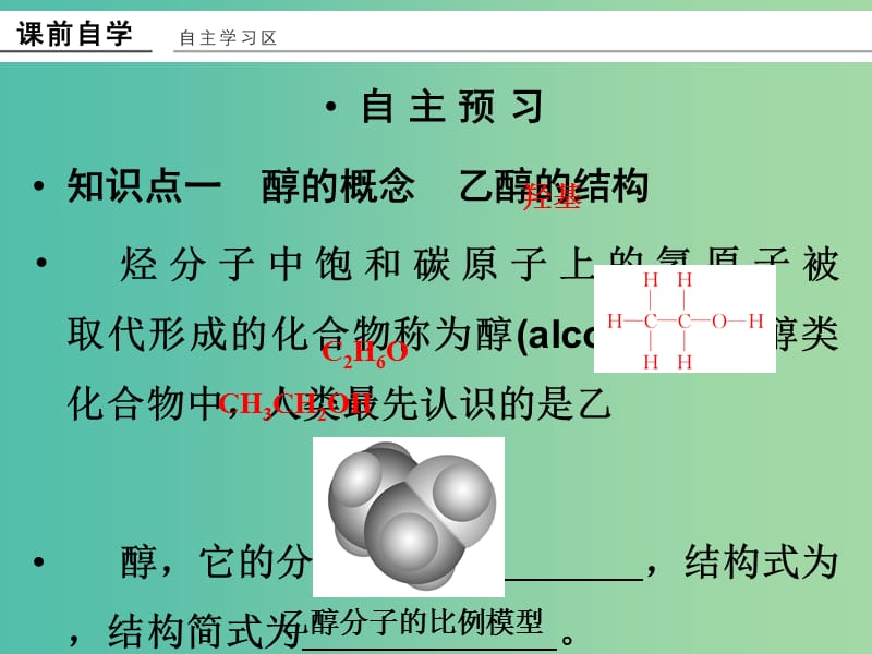 高中化学 专题4 烃的衍生物 4.2.1 醇的性质和应用课件 苏教版选修5.ppt_第3页