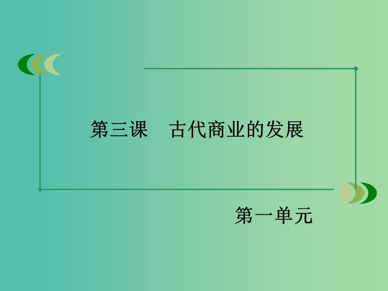 高中历史 第一单元 第3课 古代商业的发展课件 新人教版必修2.ppt_第3页