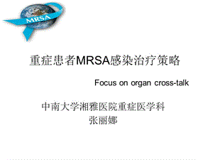 MRSA感染治疗策略.ppt