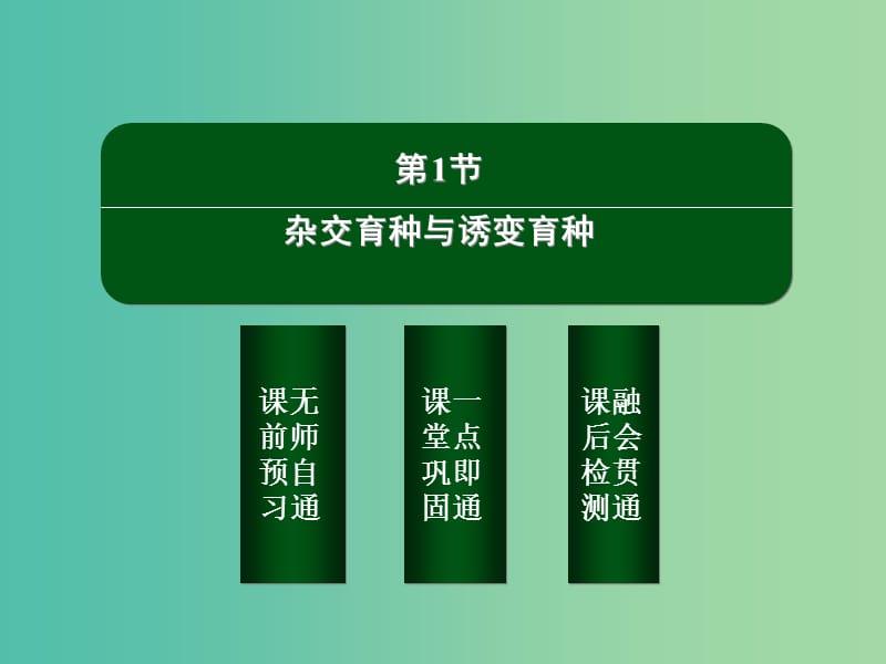 高中生物 6-1 杂交育种与诱变育种课件 新人教版必修2.ppt_第2页