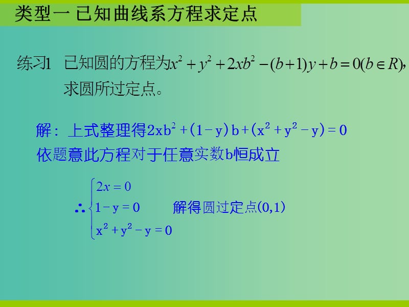 高三数学复习 常见题型 曲线系过定点问题课件.ppt_第3页