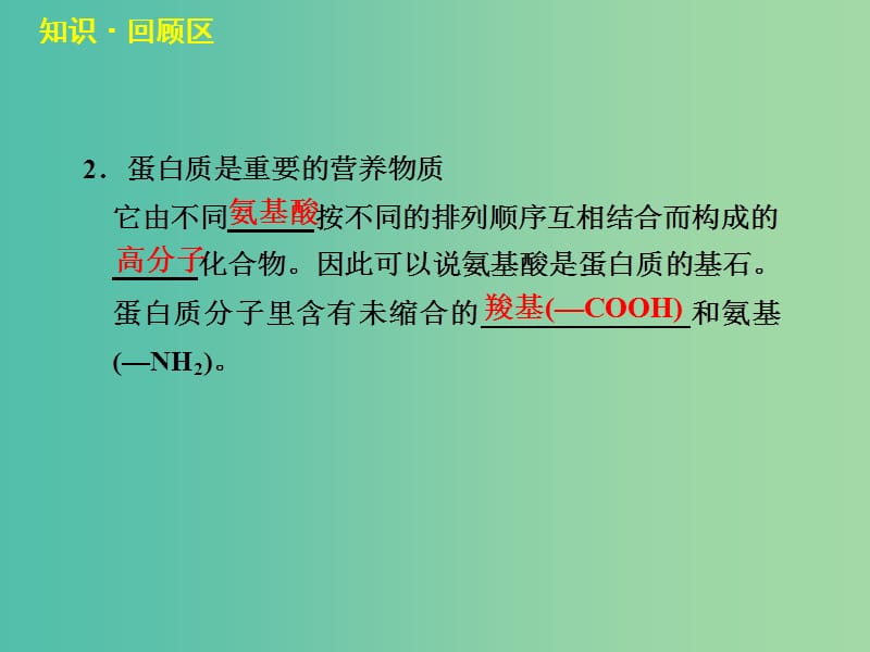 高中化学 专题4.3.1 蛋白质和核酸（1）课件 新人教版选修5.ppt_第3页