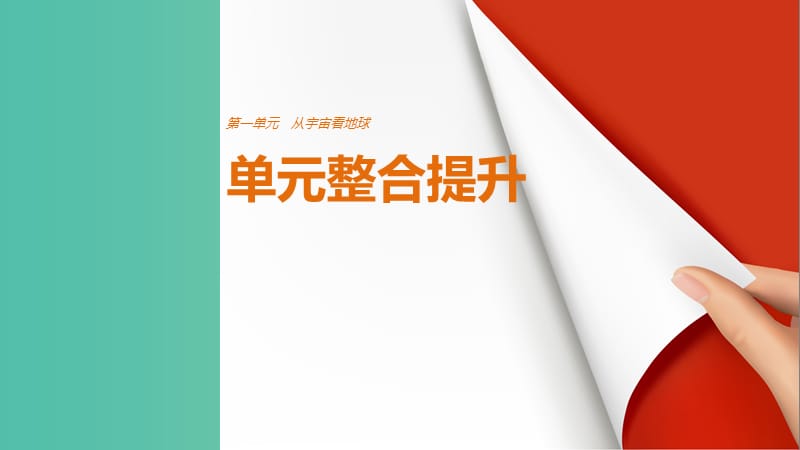 高中地理 第一单元 学会应用地形图单元整合提升课件 鲁教版必修1.ppt_第1页