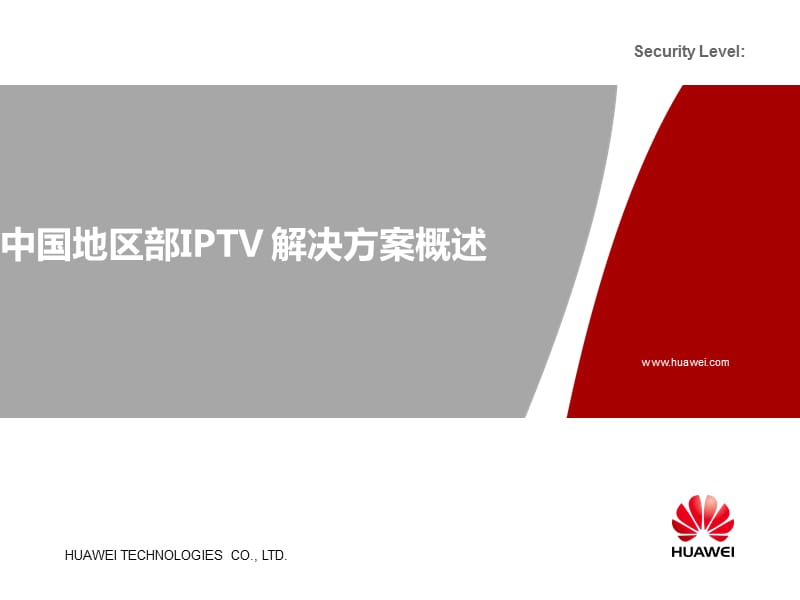 国内IPTV解决方案概述.ppt_第1页