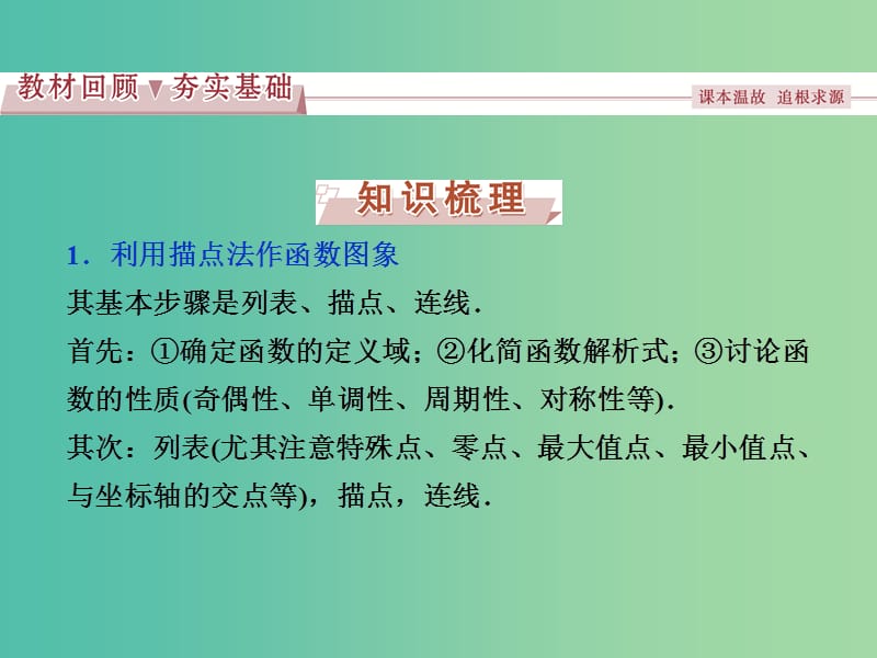 高考数学一轮复习第2章基本初等函数导数及其应用第8讲函数的图象课件理北师大版.ppt_第2页