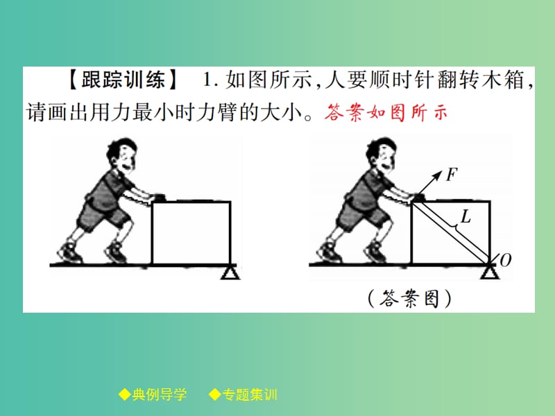 八年级物理下册 专题五 杠杆与滑轮的作图课件 （新版）教科版.ppt_第3页