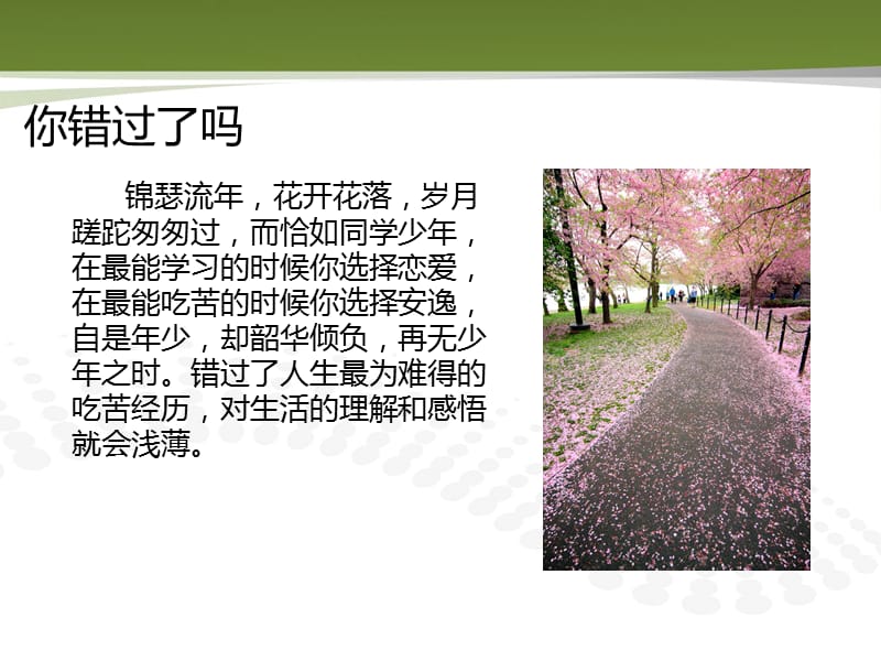 在最能吃苦的年纪别选择了安逸.ppt_第2页