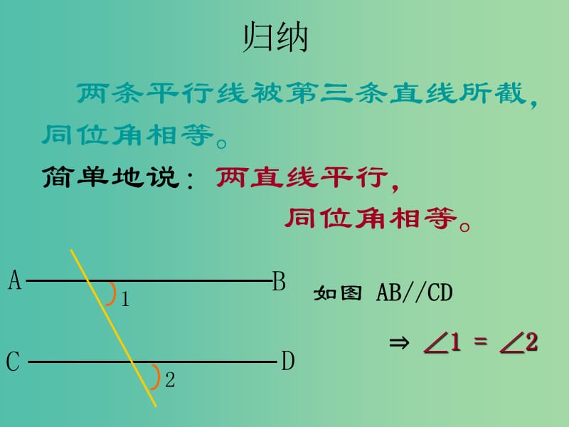 七年级数学下册 5.3 平行线的性质课件 （新版）新人教版.ppt_第3页