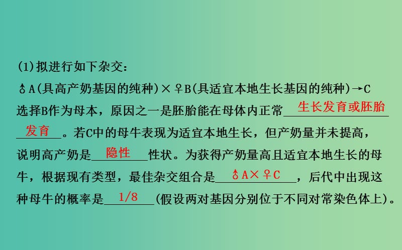 高考生物二轮复习 专题19 胚胎工程和生态工程课件.ppt_第3页