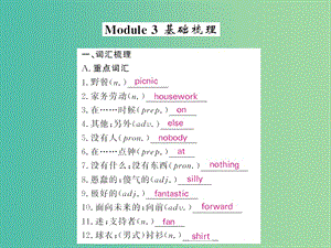 七年級英語下冊 Module 3 Making plans基礎(chǔ)梳理課件 （新版）外研版.ppt