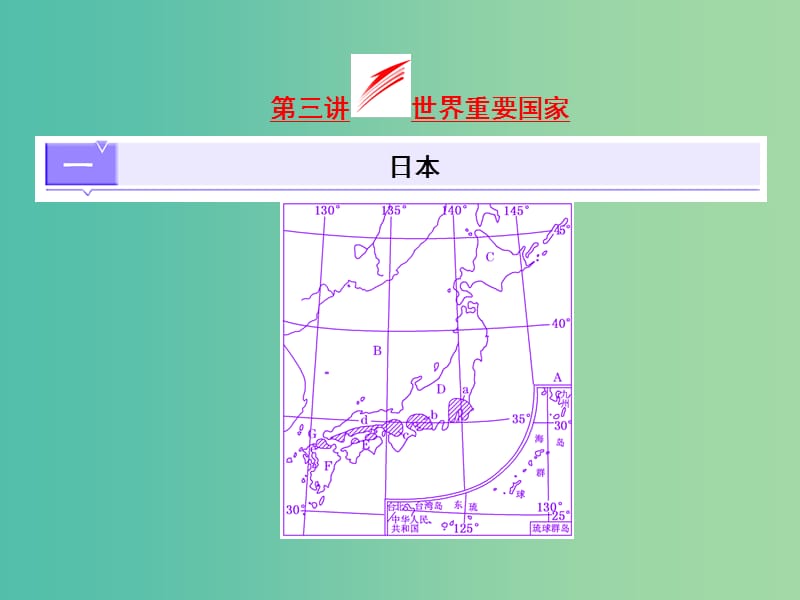 高考地理第一轮总复习 第十七章 第三讲 世界重要国家课件.ppt_第1页