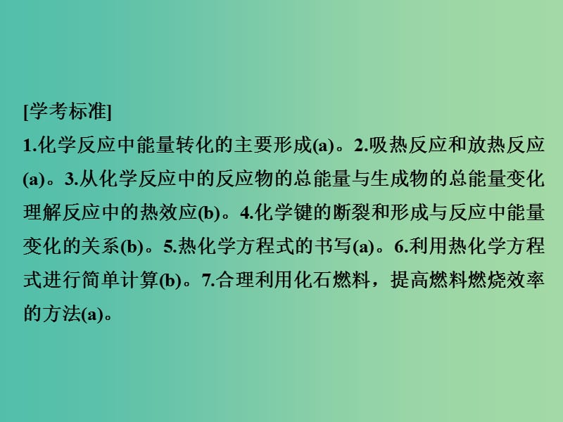 高考化学总复习 第十二单元 化学反应中的热量课件 新人教版.ppt_第2页