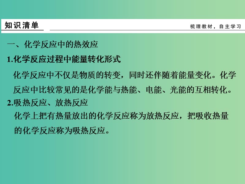 高考化学总复习 第十二单元 化学反应中的热量课件 新人教版.ppt_第3页