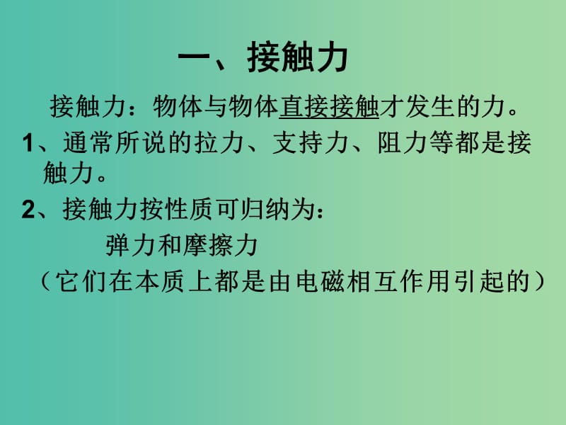 高中物理 3.2弹力课件 新人教版必修1.ppt_第2页