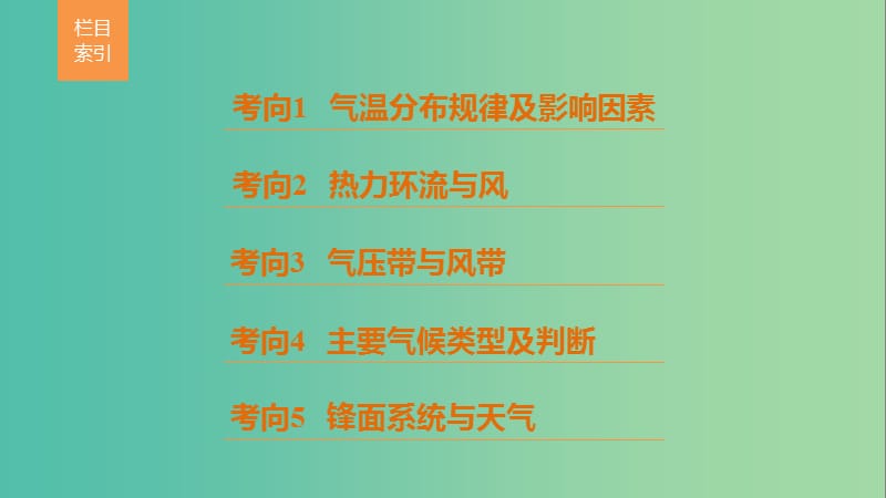 高考地理三轮冲刺 考前3个月 考前回扣 专题二 五类自然规律 微专题4 大气运动规律课件.ppt_第2页