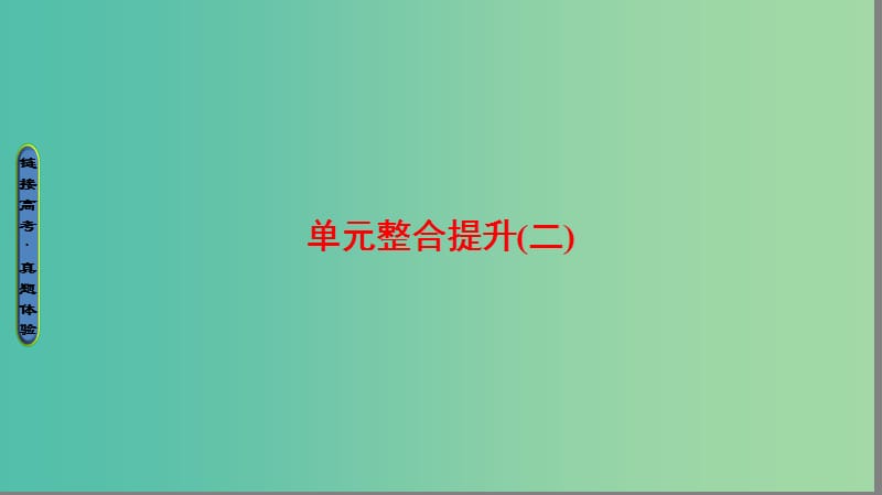 高中地理 第2单元 旅游景观欣赏与旅游活动设计单元整合提升课件 鲁教版选修3.ppt_第1页