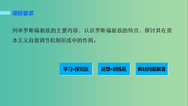 高中历史 第六单元 世界资本主义经济政策的调整 23 罗斯福新政课件 新人教版必修2.ppt_第2页