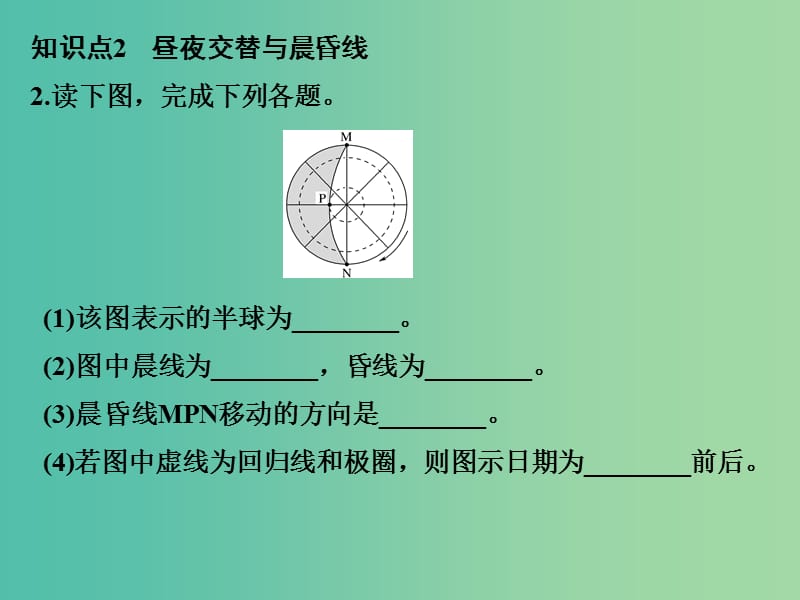 高考地理 专题复习 专题一 宇宙中的地球 第2讲 地球的运动课件.ppt_第3页