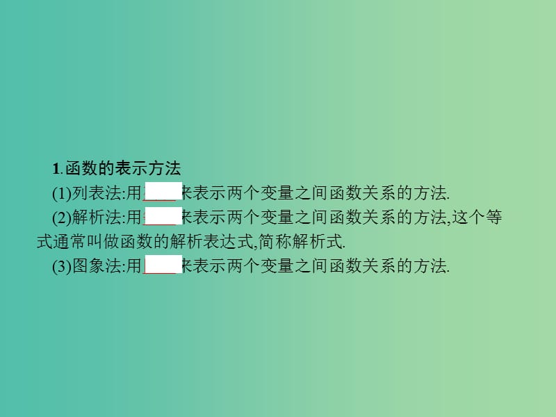 高中数学 第2章 函数 2.1.2 函数的表示方法课件 苏教版必修1.ppt_第3页