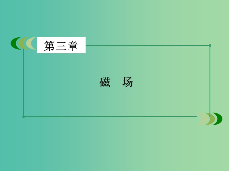 高中物理 第3章 磁场章末小结课件 新人教版选修3-1.ppt_第2页