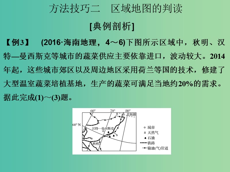 高考地理二轮复习 第一部分 技能培养 技能一 方法技巧二 区域地图的判读课件.ppt_第1页