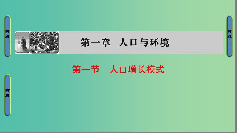 高中地理第1章人口与环境第1节人口增长模式课件湘教版.ppt_第1页