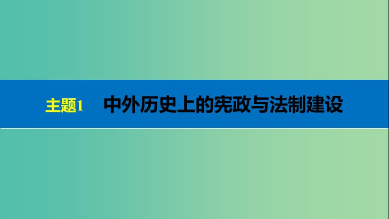 高考历史大二轮总复习与增分策略 板块四 中外综合串讲 第15讲 热点主题串讲课件.ppt_第3页