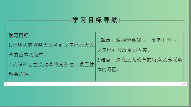 高中历史第7单元苏联的社会主义建设第21课二战后苏联的经济改革课件新人教版.ppt_第2页