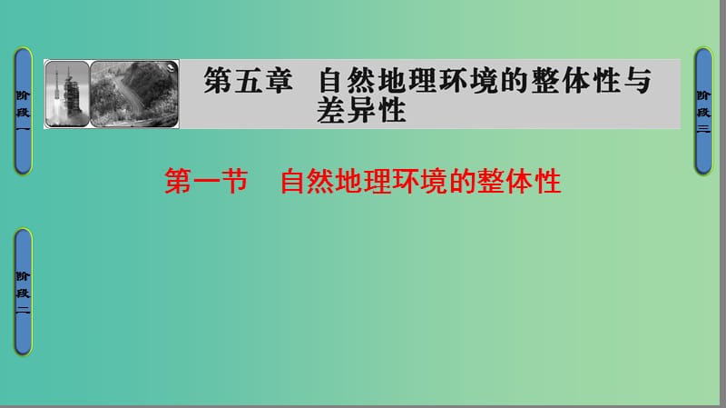 高中地理 第5章 自然地理环境的整体性与差异性 第1节 自然地理环境的整体性课件 新人教版必修1.ppt_第1页