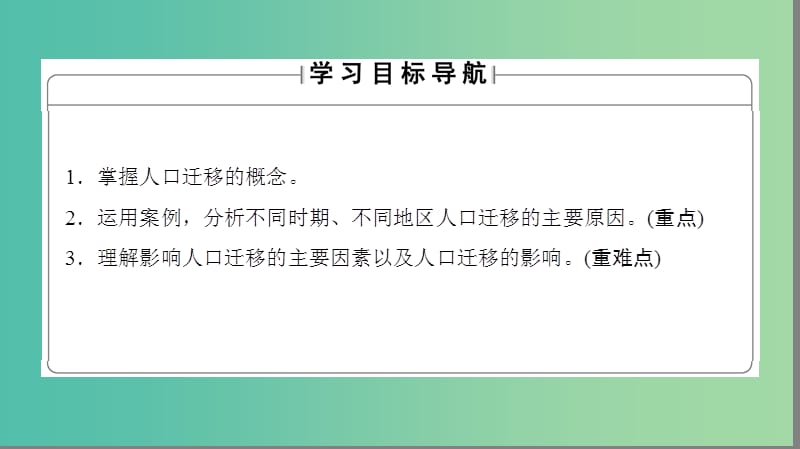 高中地理第1章人口的变化第2节人口的空间变化课件新人教版.ppt_第2页